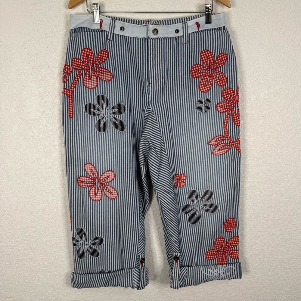 New Free People Hot Tropics Cuffed Harem Trousers Boho Floral Railroad Hippie